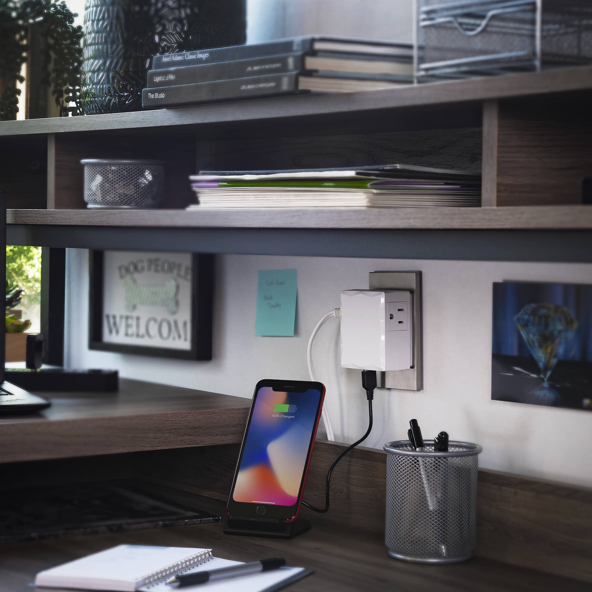 CyberPower P2WU white wall tap surge protector with 3 USB Type-A ports and 500 J protection