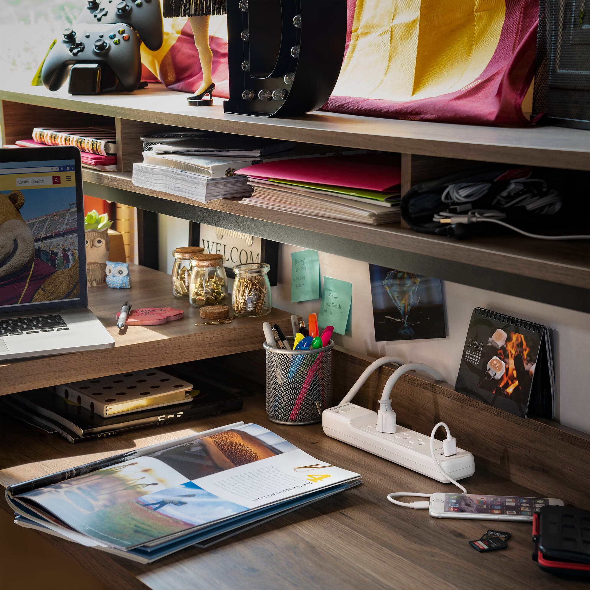 CyberPower P406U Surge protector with 6 ft cord and 5-15P plug