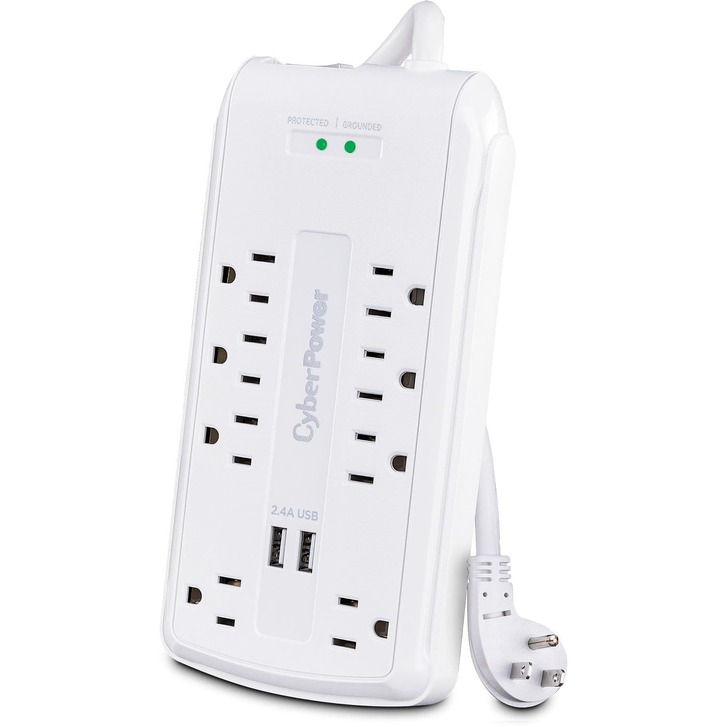 CyberPower P806U surge protector power strip with 8 outlets