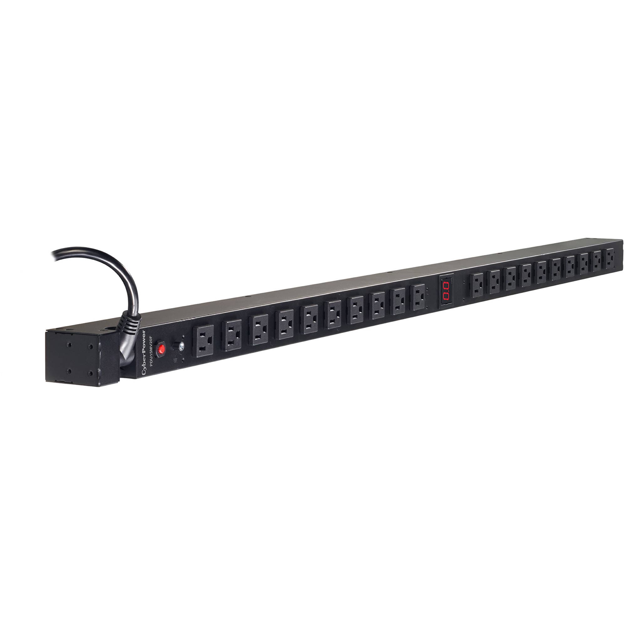 Cyberpower 15a Metered PDU 0u 20 Out 5-15r 120v 20f Out 5-15p 10ft Cord
