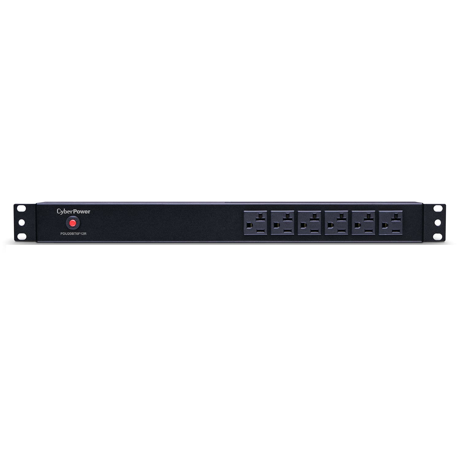 CYBERPOWER 20A BASIC PDU 1U 18 OUT 5-20R 120V 6F / 10R OUT L5-20P 15FT CORD view 2