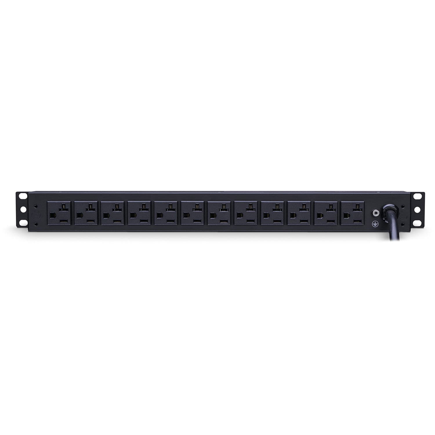 CYBERPOWER 20A BASIC PDU 1U 18 OUT 5-20R 120V 6F / 10R OUT L5-20P 15FT CORD view 4