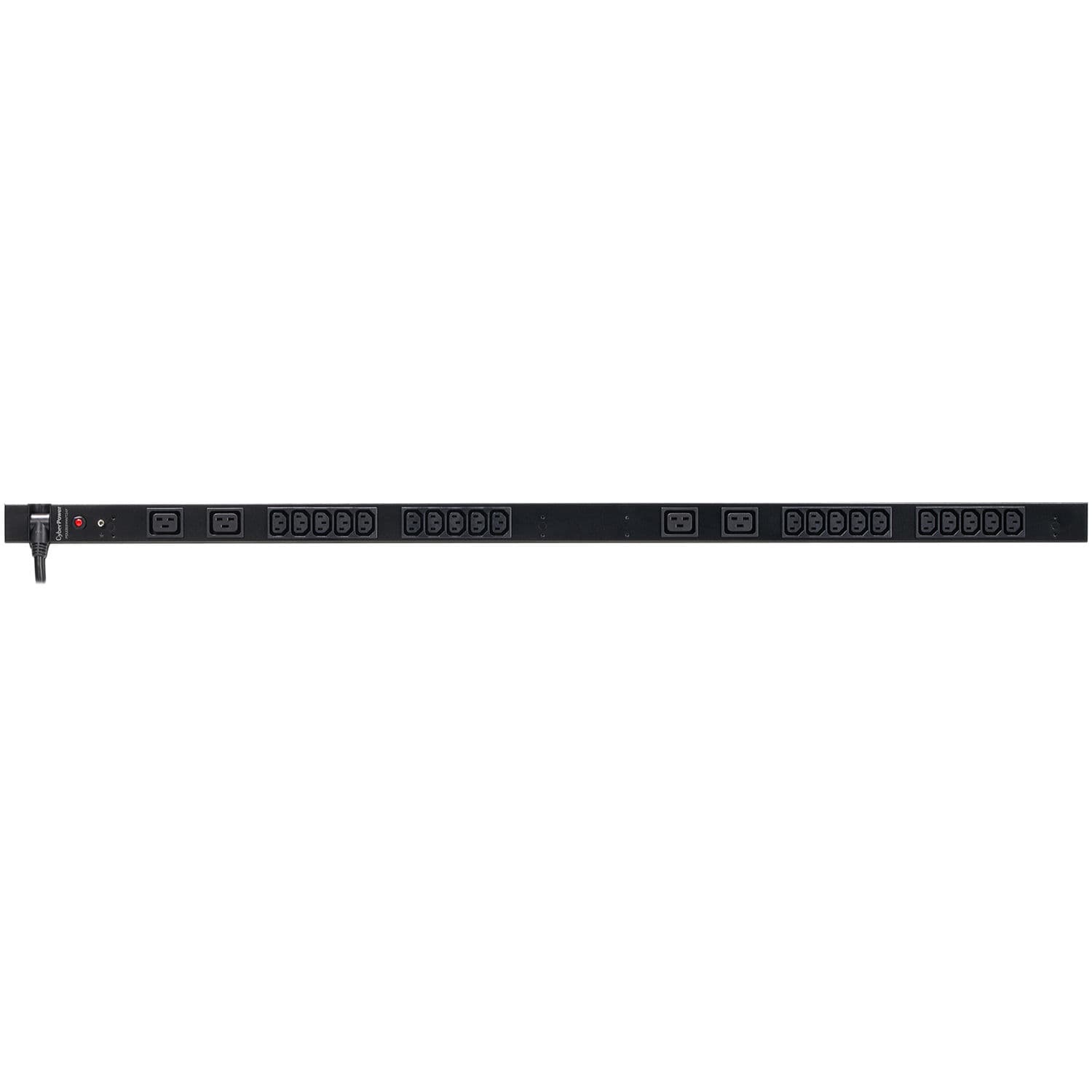 CYBERPOWER BASIC PDU 208V 20A L6-20P 0U 20 C13 4 C19 24F OUTLETS 10FT CORD view 2