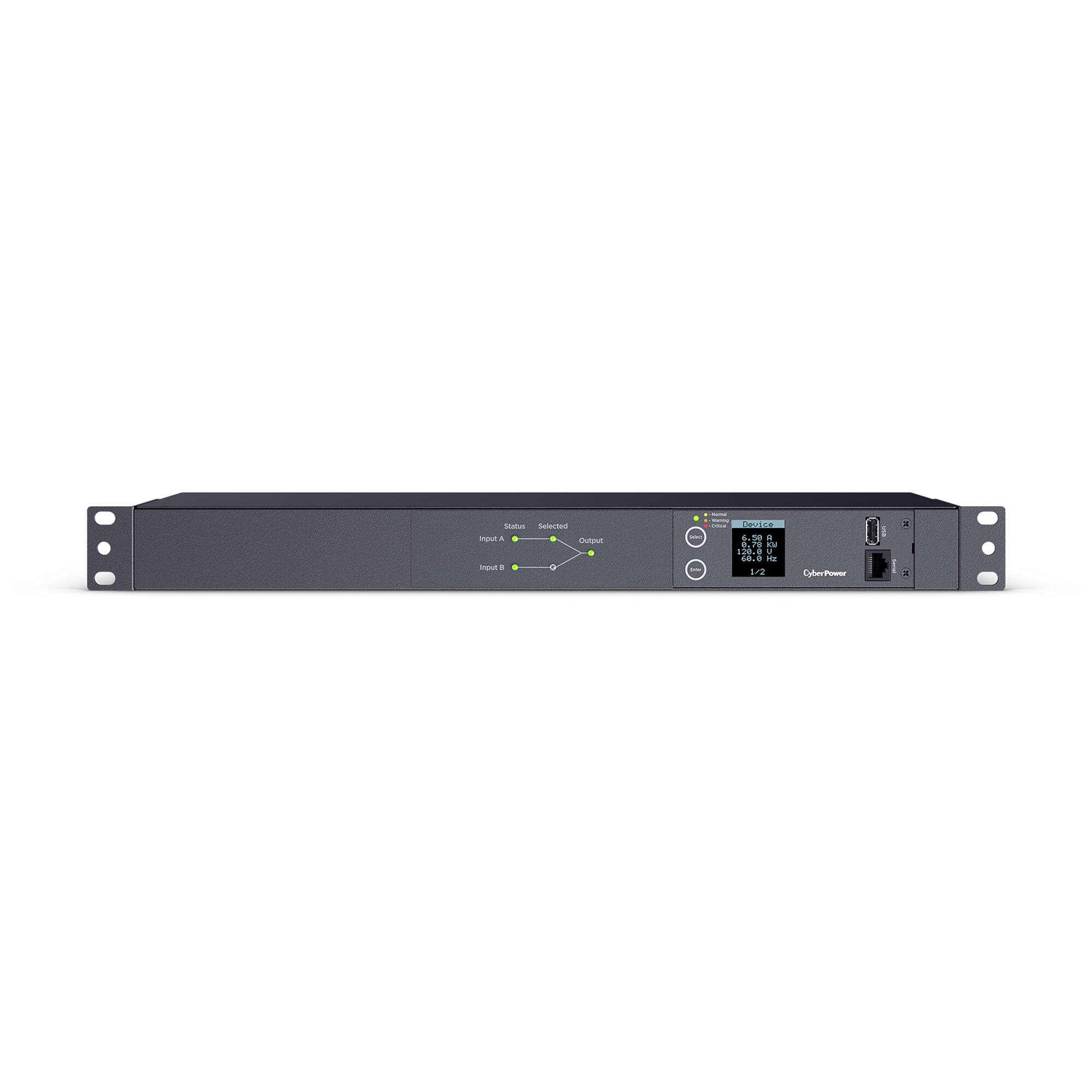 METERED ATS PDU 15A view 2
