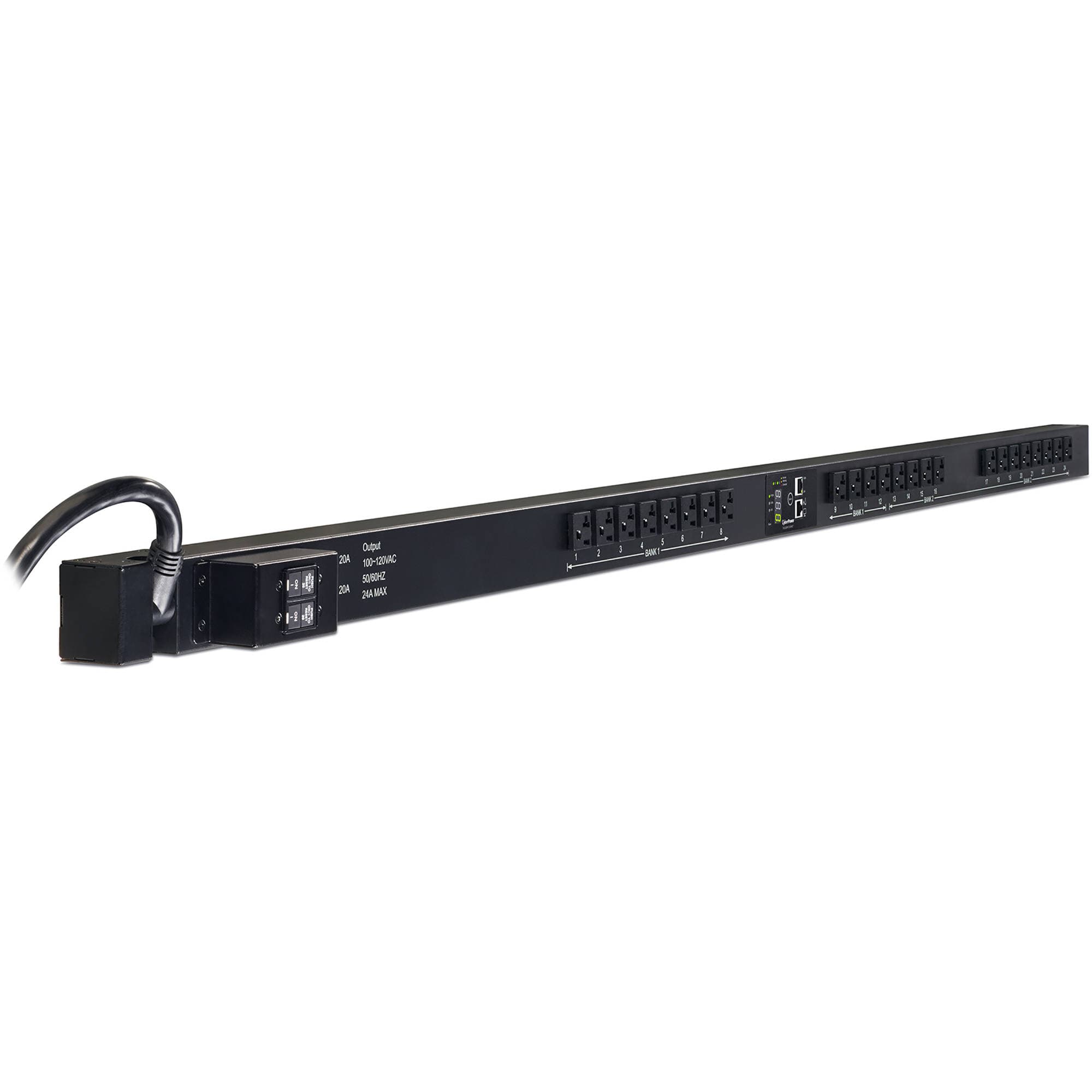 METERED PDU 120V 30A L5-30P 0U view 2