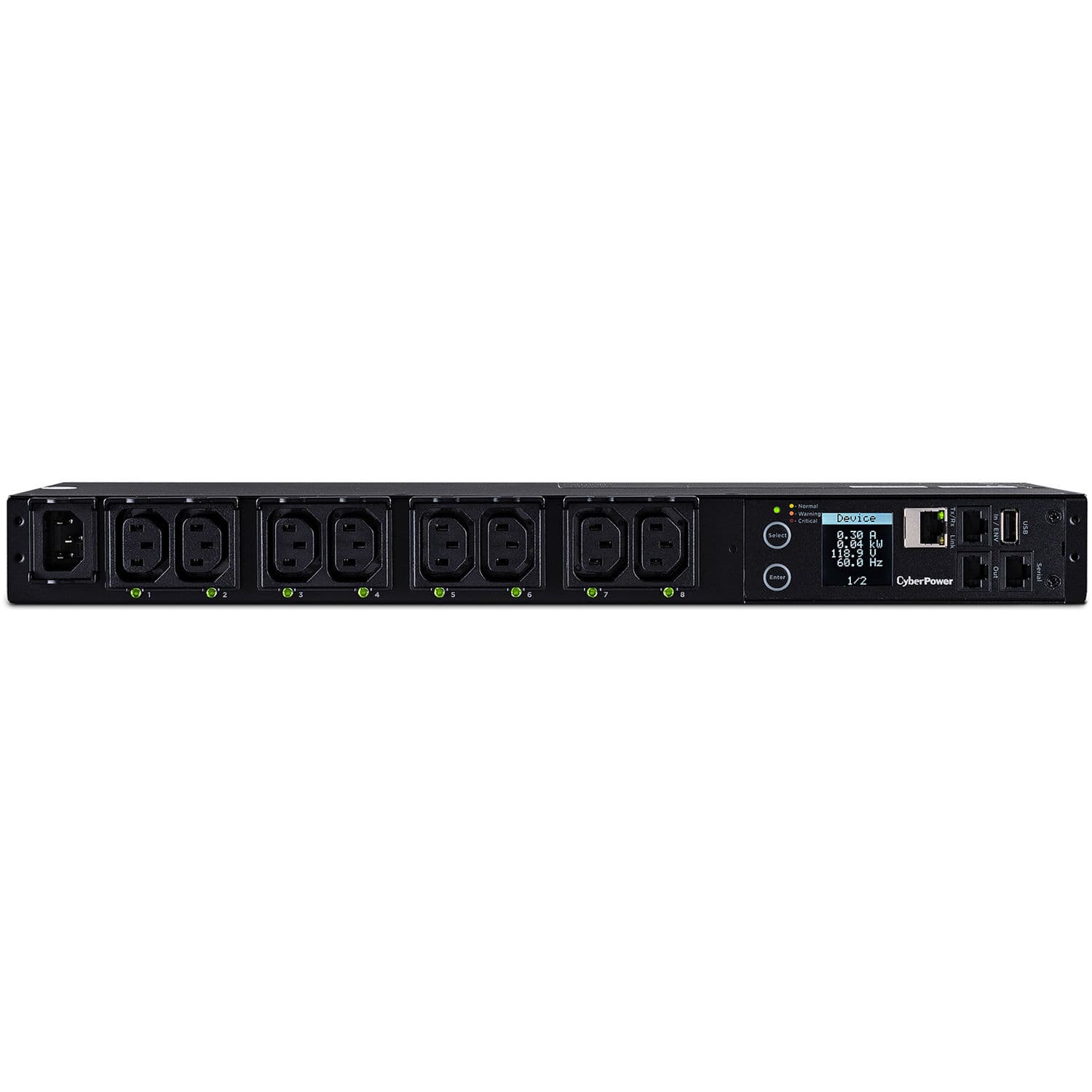 SWITCHED PDU 15A 8xIEC 320 C13 view 2