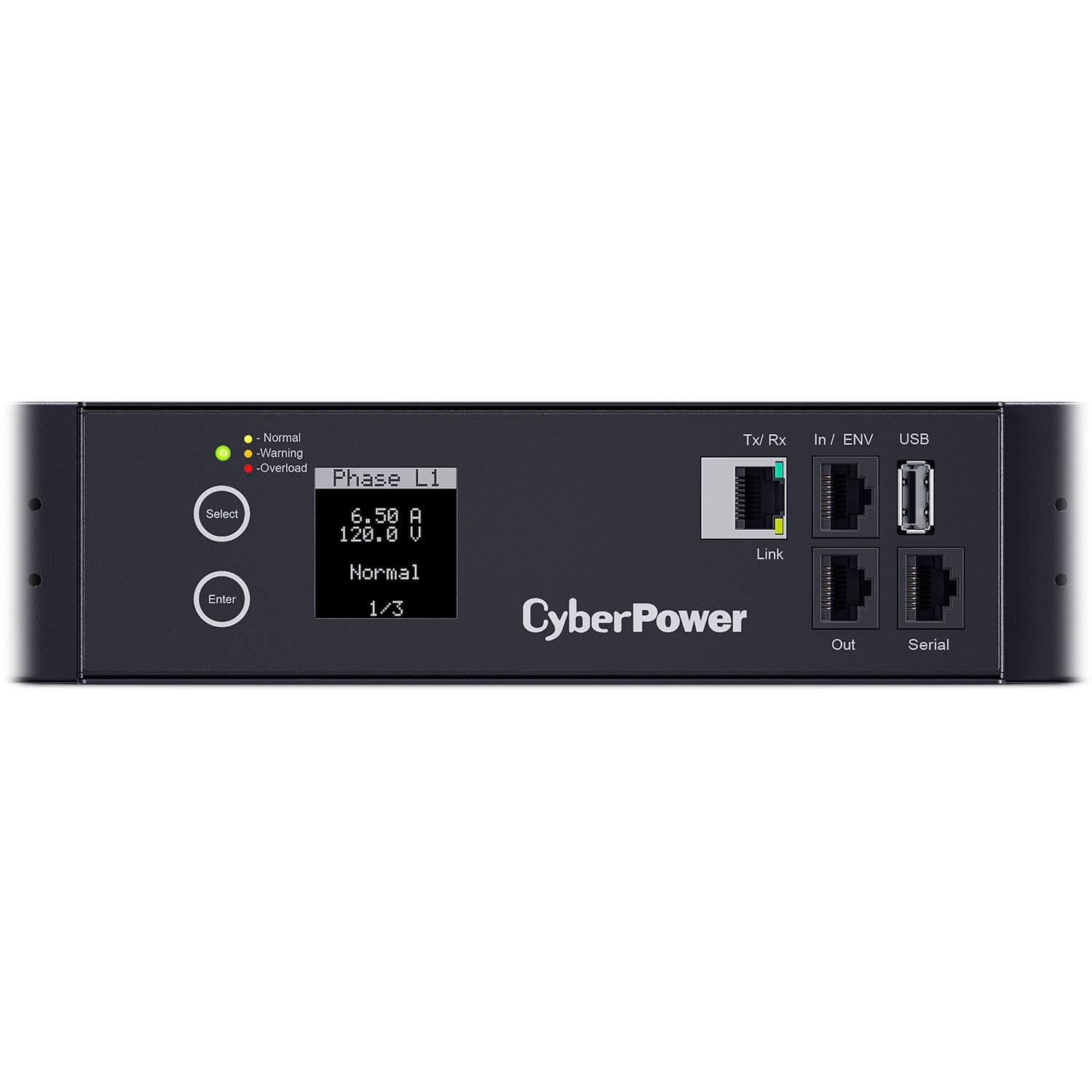 CYBERPOWER 3-PHASE SWITCHED MBO PDU 20A 208V 24XC13/6XC19 L21-20P view 4