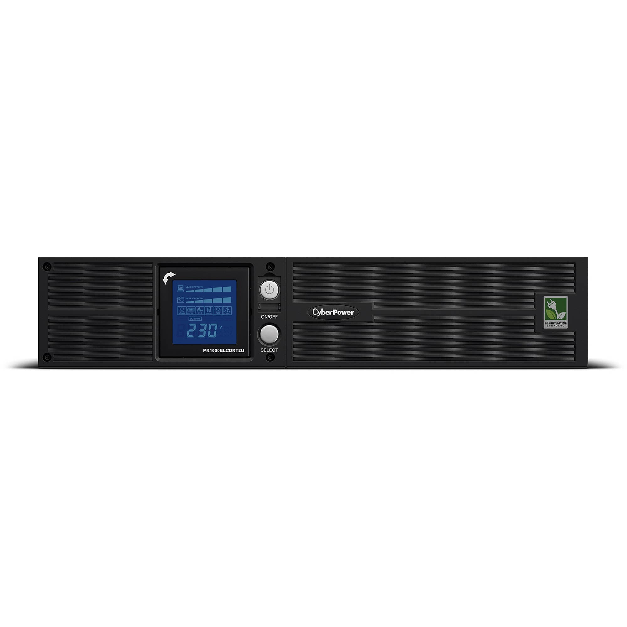 CyberPower PR1000ELCDRT2U rack/tower sine wave UPS for servers and network equipment