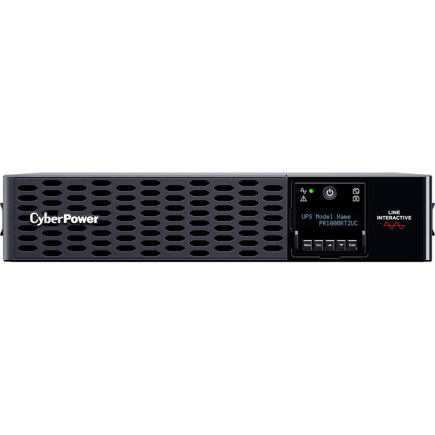 CyberPower PR1000RT2UC 1,000 VA 1,000 W 2U rack/tower convertible sine wave UPS