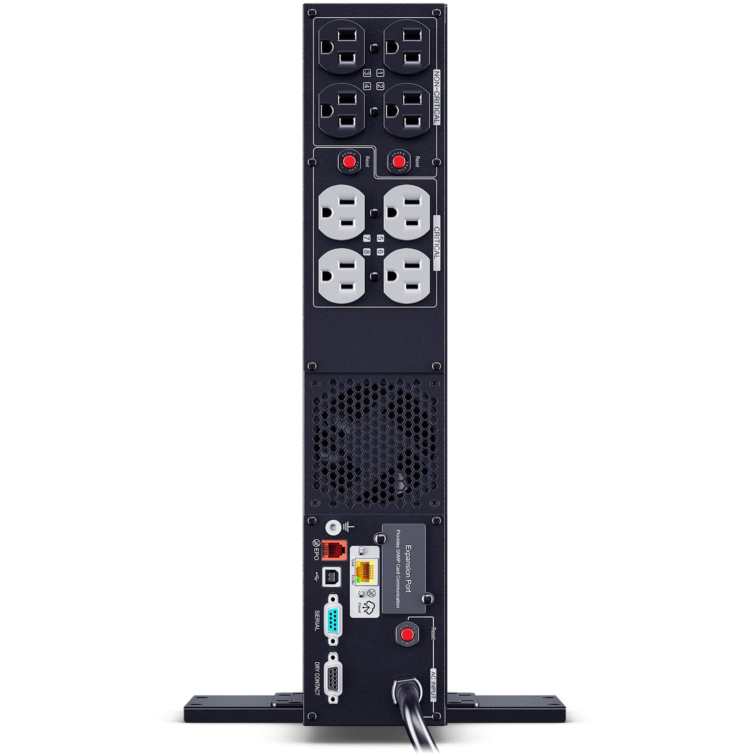 CyberPower PR1000RT2UC 1,000 VA 1,000 W 2U rack/tower convertible sine wave UPS