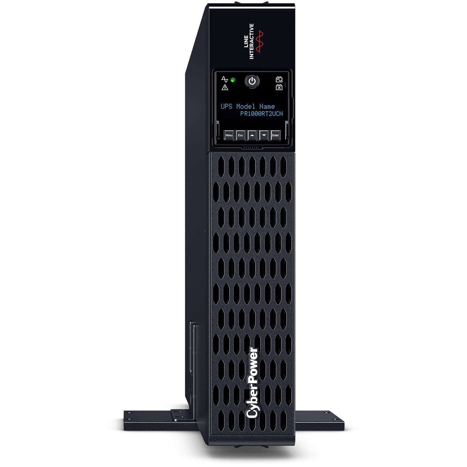 CyberPower PR1000RT2UCN 1000VA 1000W sine wave rack mount UPS with 8 NEMA 5-15R outlets