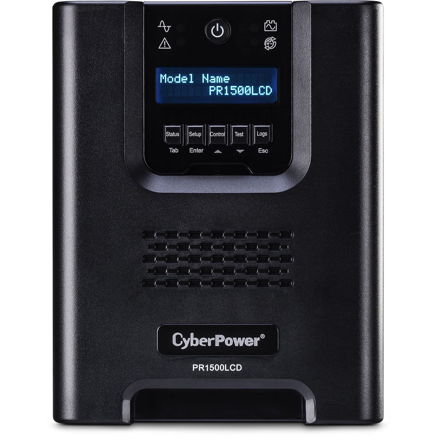 CyberPower PR1500LCD 1500 VA mini-tower UPS with LCD display and 8 outlets