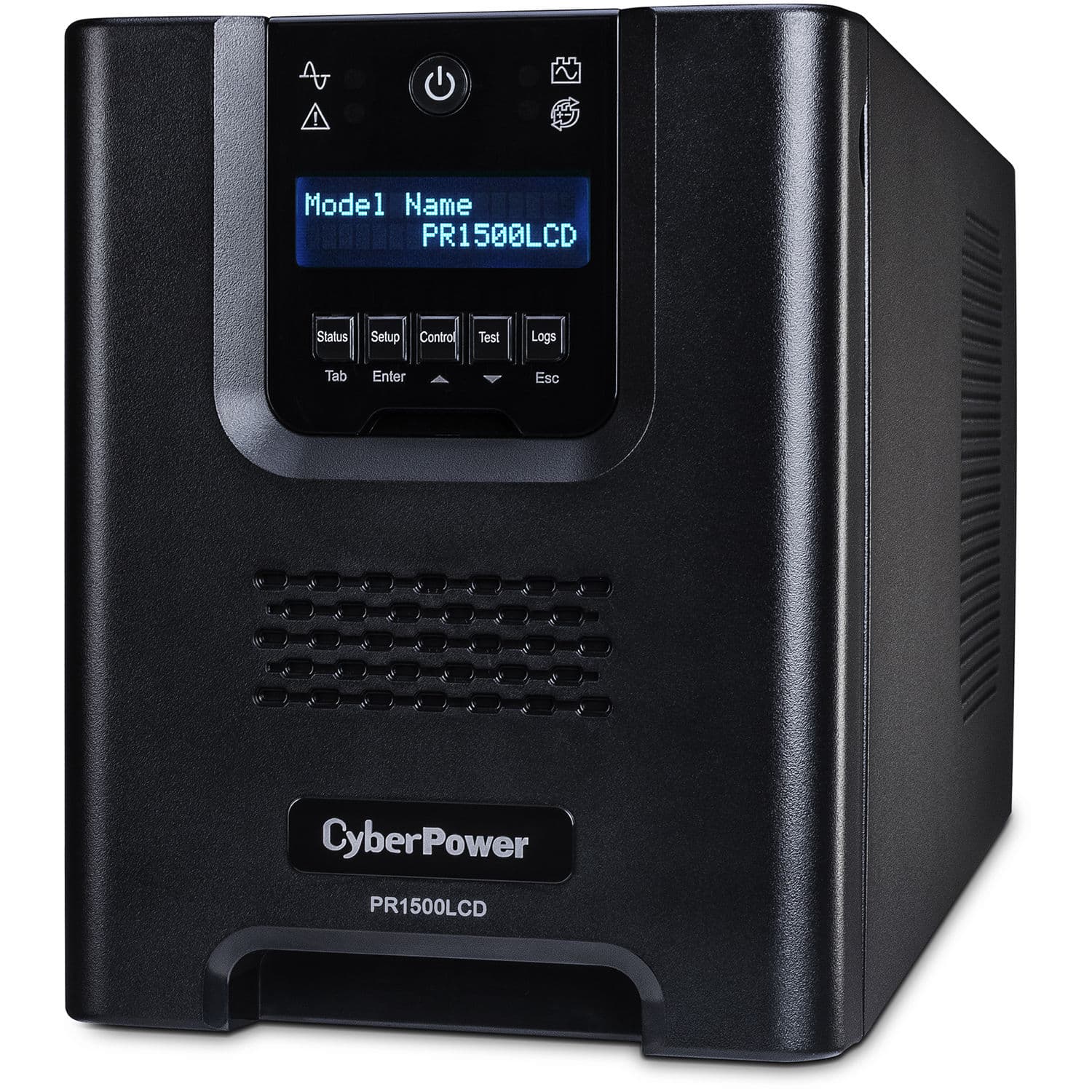CyberPower PR1500LCD 1500 VA mini-tower UPS with LCD display and 8 outlets