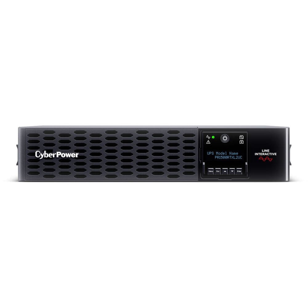 CyberPower 1500VA 1500W rack mount UPS with pure sine wave output and LCD