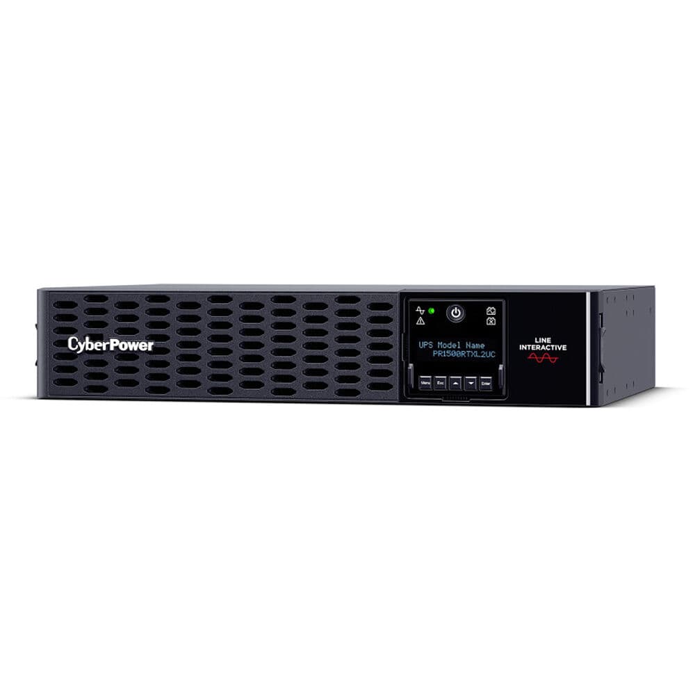 CyberPower 1500VA 1500W rack mount UPS with pure sine wave output and LCD