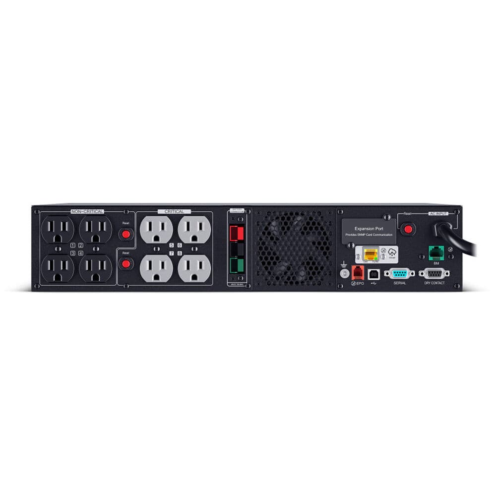 CyberPower 1500VA 1500W rack mount UPS with pure sine wave output and LCD