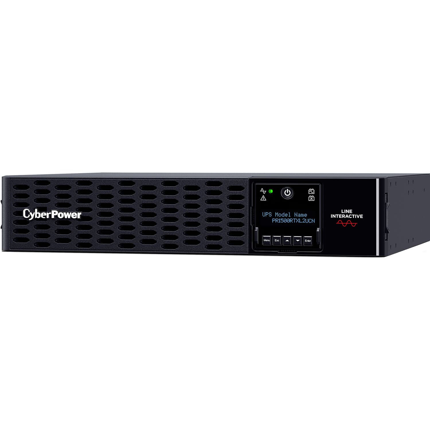 CyberPower PR1500RTXL2UCN 2U rack mount sine wave UPS with 8 NEMA 5-15R outlets