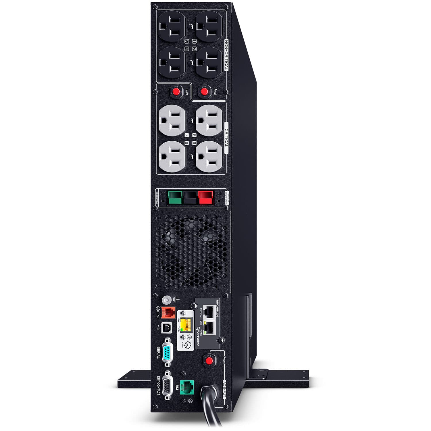 CyberPower PR1500RTXL2UCN 2U rack mount sine wave UPS with 8 NEMA 5-15R outlets