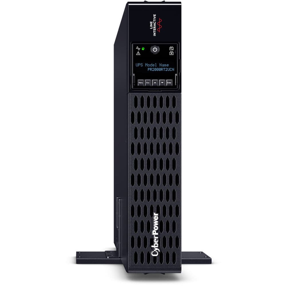 CyberPower PR2000RT2UCN 2U rack-mount UPS with 8 NEMA 5-20R outlets and sine wave output