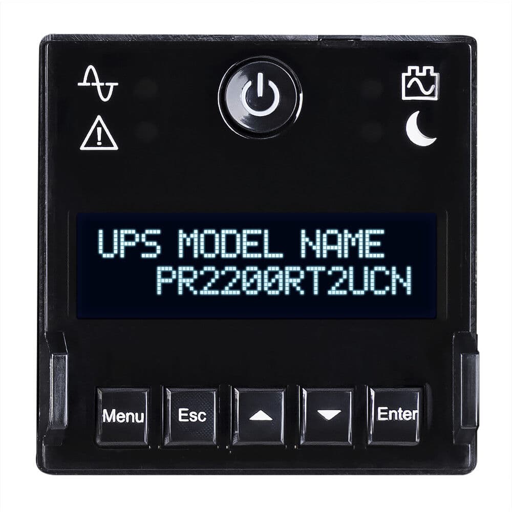 CyberPower PR2000RT2UCN 2U rack-mount UPS with 8 NEMA 5-20R outlets and sine wave output