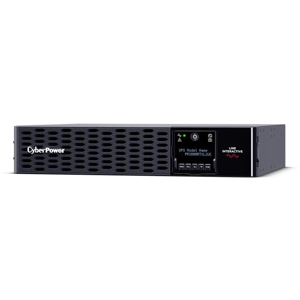 CyberPower PR2000RTXL2UC 2U rack-mount UPS with 8 NEMA 5-20R outlets