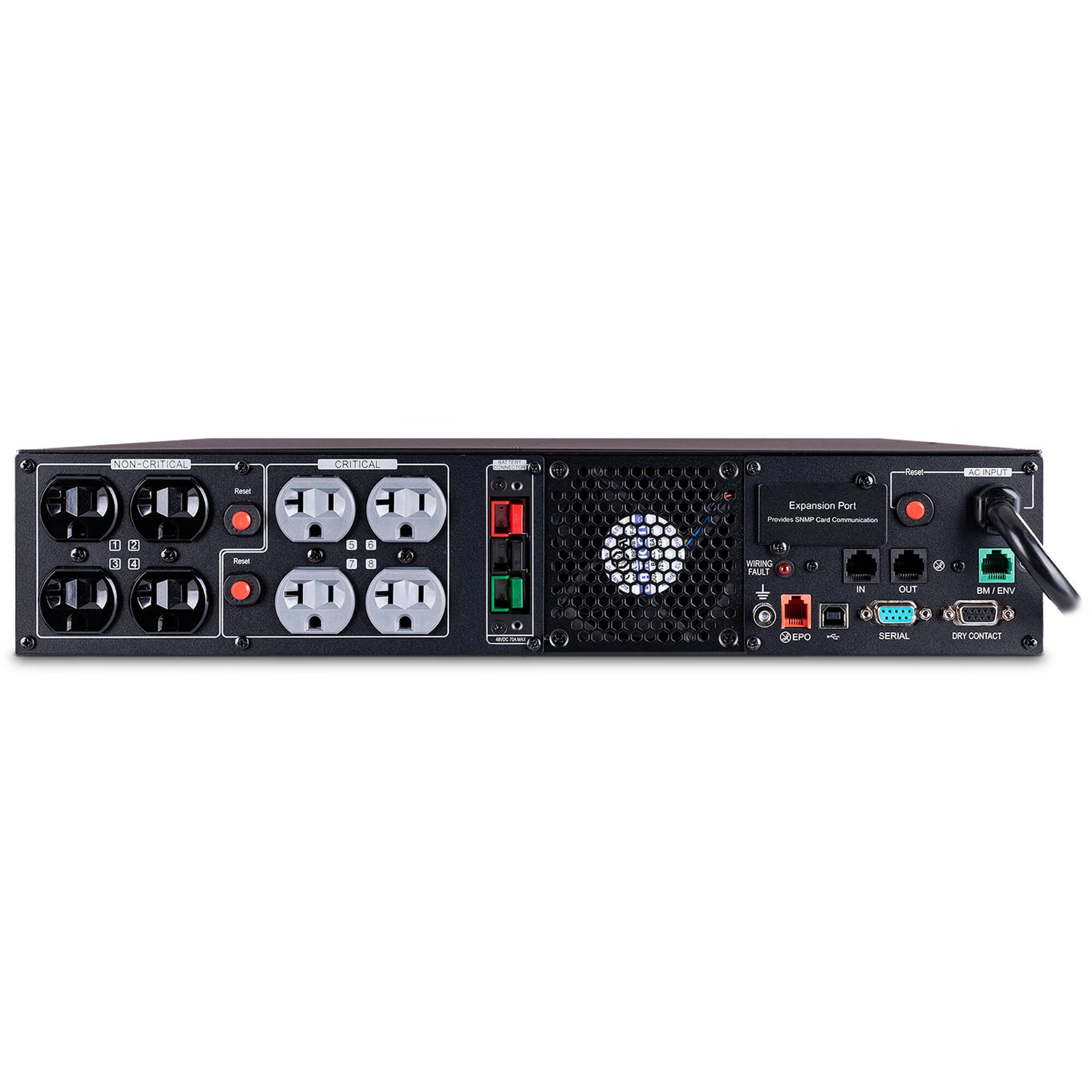 CyberPower 2000VA 2000W sine wave rack mount UPS with 8 NEMA 5-20R outlets