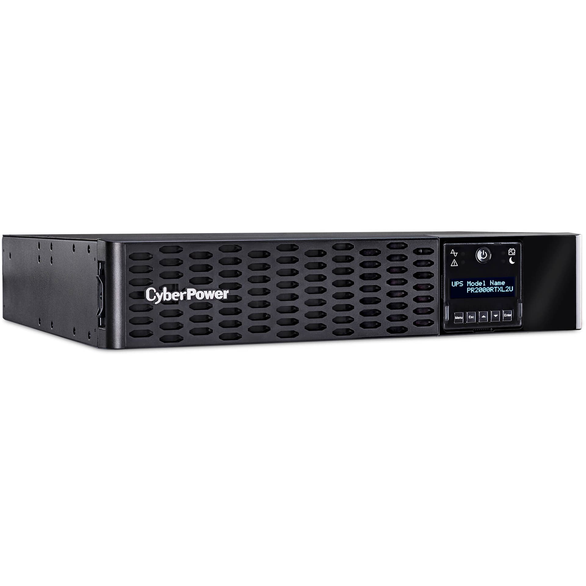 CyberPower 2000VA 2000W sine wave rack mount UPS with 8 NEMA 5-20R outlets