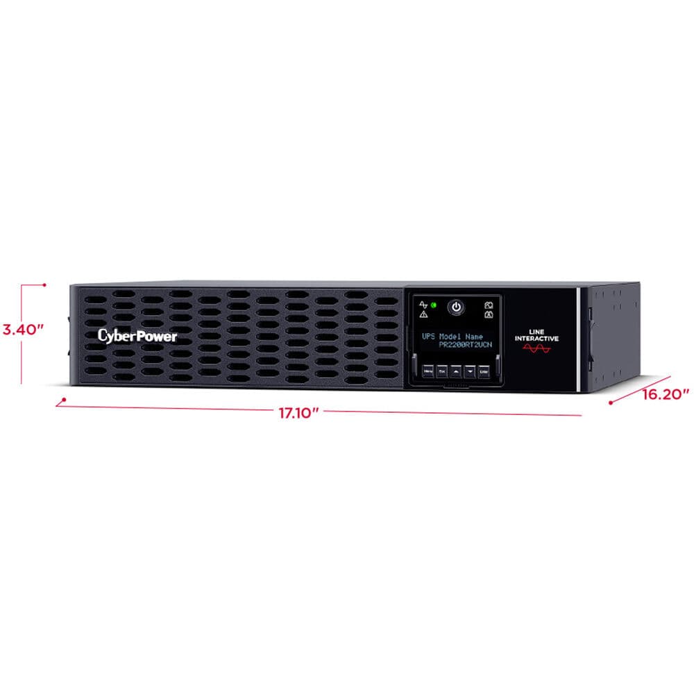 CyberPower PR2200RT2UCN 2U rack mount UPS for enterprise backup power