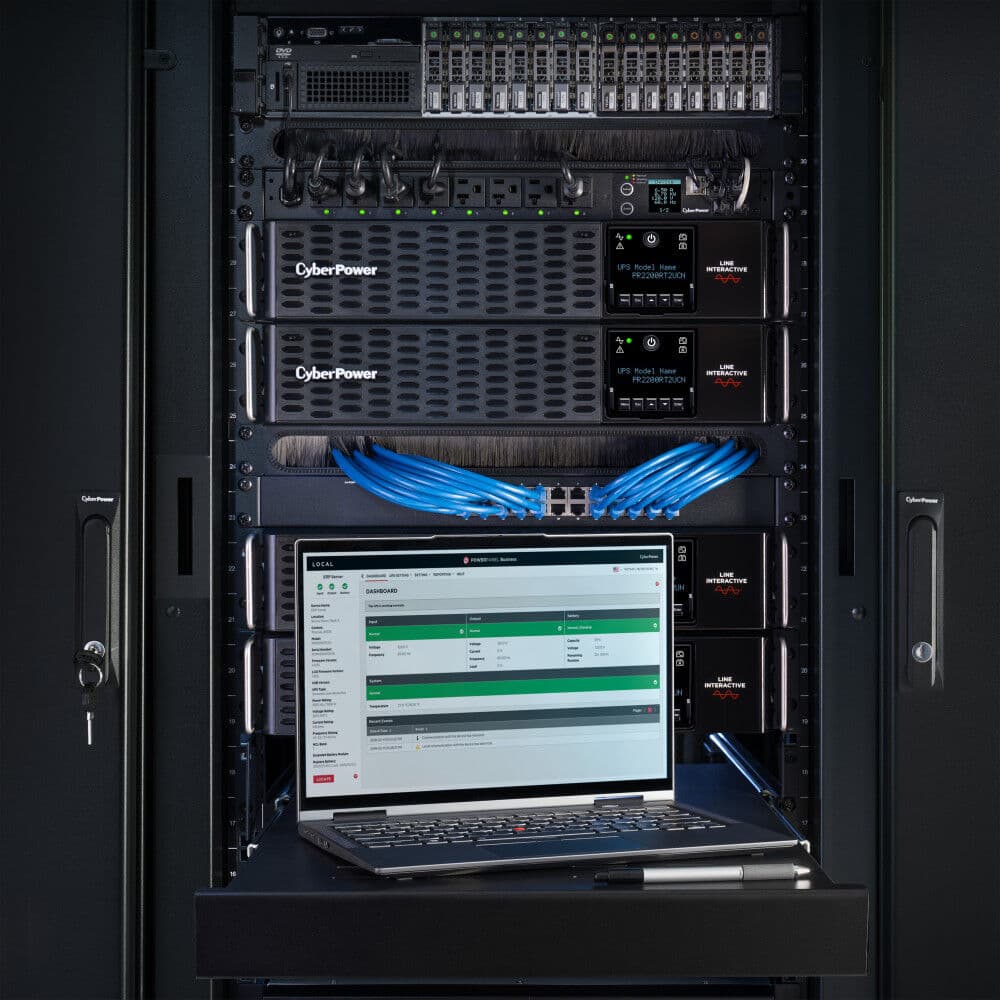 CyberPower PR2200RT2UCN 2U rack mount UPS for enterprise backup power