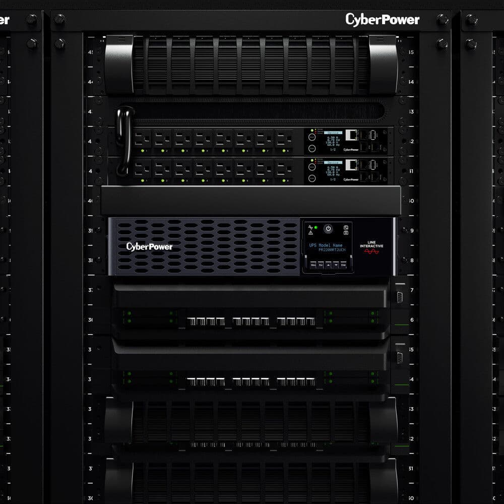 CyberPower PR2200RT2UCN 2U rack mount UPS for enterprise backup power