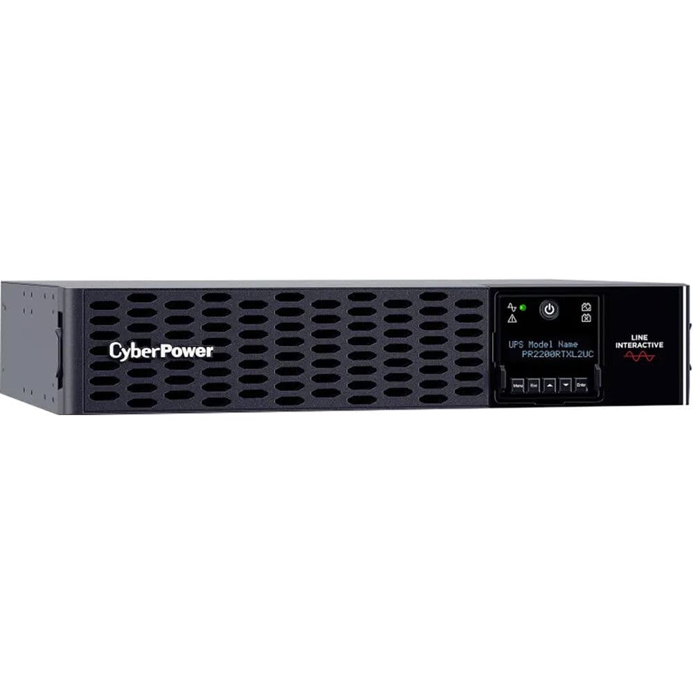 CyberPower PR2200RTXL2UC 2,200 VA 2,200 W rack/tower sine wave UPS with 8 NEMA 5-20R outlets