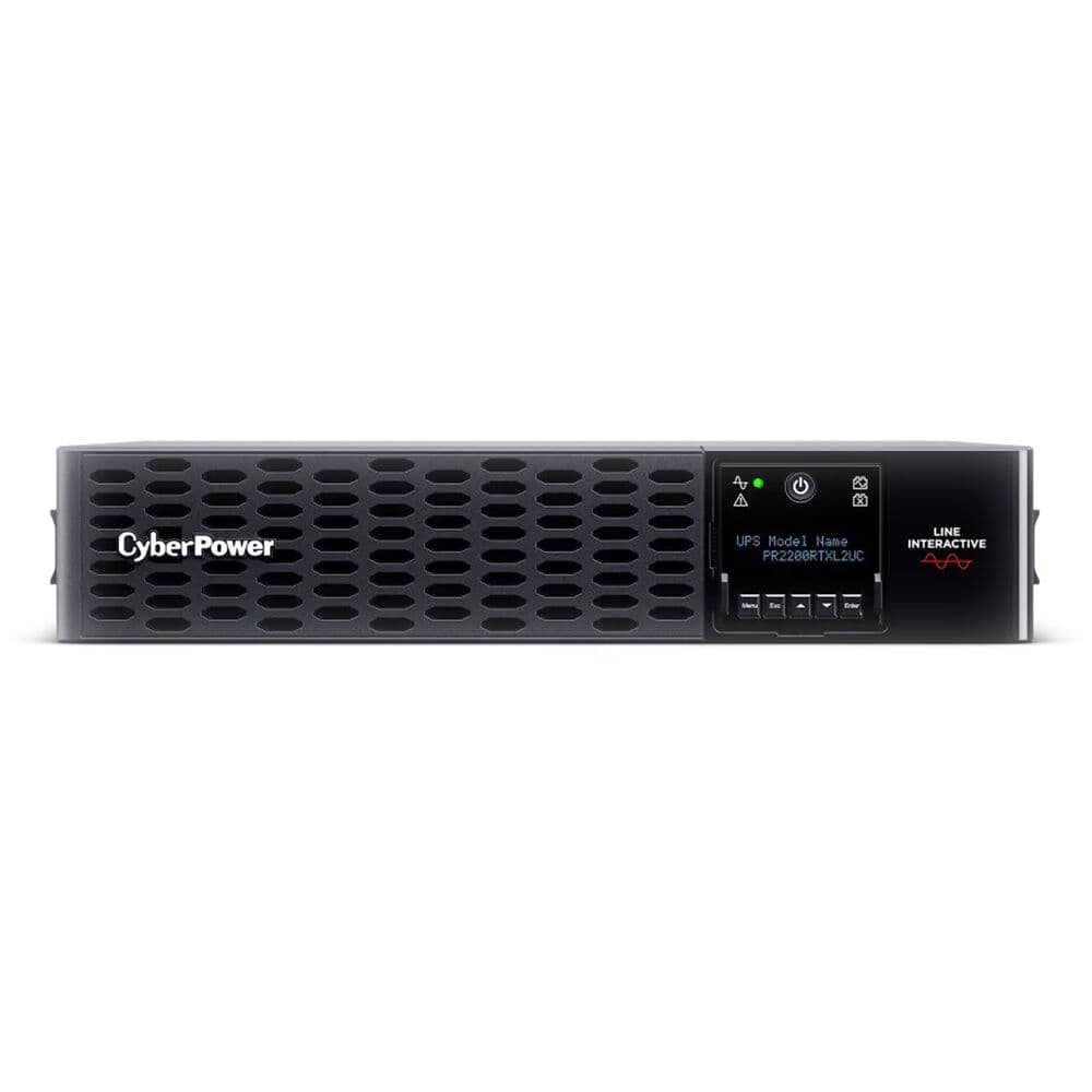 CyberPower PR2200RTXL2UC 2,200 VA 2,200 W rack/tower sine wave UPS with 8 NEMA 5-20R outlets