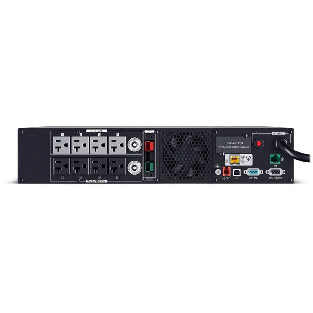 CyberPower PR2200RTXL2UC 2,200 VA 2,200 W rack/tower sine wave UPS with 8 NEMA 5-20R outlets