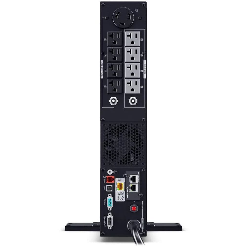 CyberPower 3000VA 3000W sine wave UPS 2U rack mount with 8 NEMA 5-20R and 1 L5-30R outlets