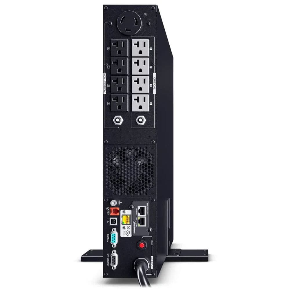 CyberPower 3000VA 3000W sine wave UPS 2U rack mount with 8 NEMA 5-20R and 1 L5-30R outlets