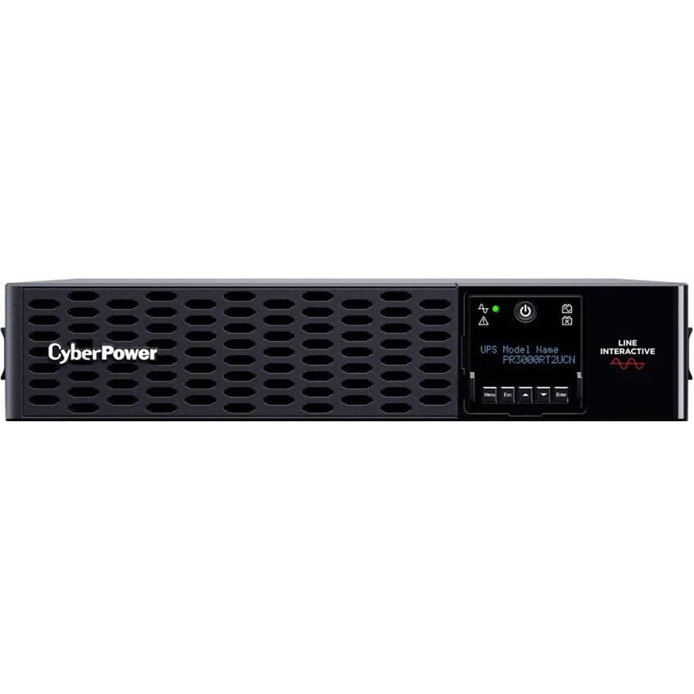CyberPower 3000VA 3000W sine wave UPS 2U rack mount with 8 NEMA 5-20R and 1 L5-30R outlets