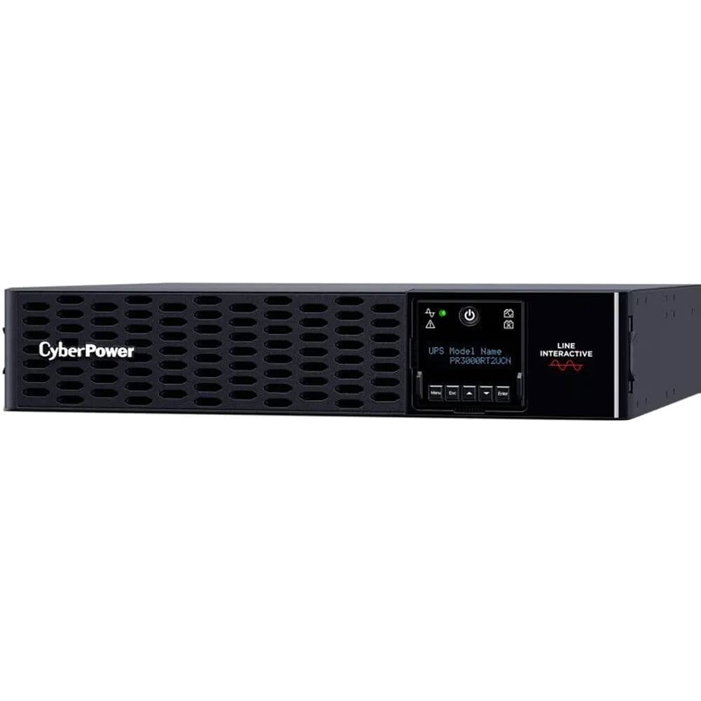 CyberPower 3000VA 3000W sine wave UPS 2U rack mount with 8 NEMA 5-20R and 1 L5-30R outlets