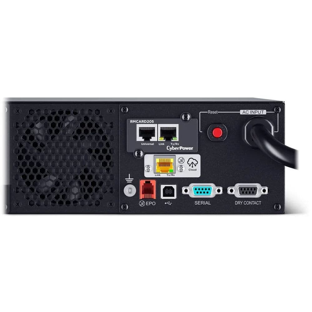 CyberPower 3000VA 3000W sine wave UPS 2U rack mount with 8 NEMA 5-20R and 1 L5-30R outlets