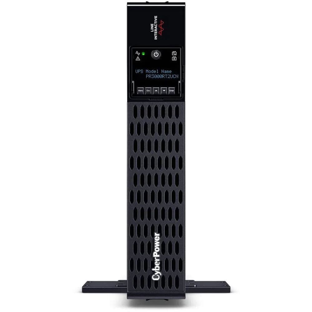 CyberPower 3000VA 3000W sine wave UPS 2U rack mount with 8 NEMA 5-20R and 1 L5-30R outlets