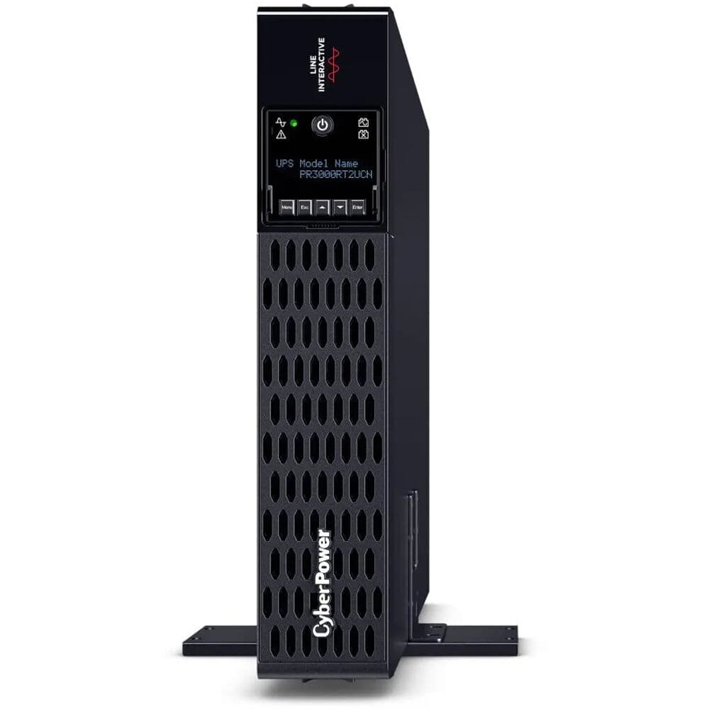 CyberPower 3000VA 3000W sine wave UPS 2U rack mount with 8 NEMA 5-20R and 1 L5-30R outlets