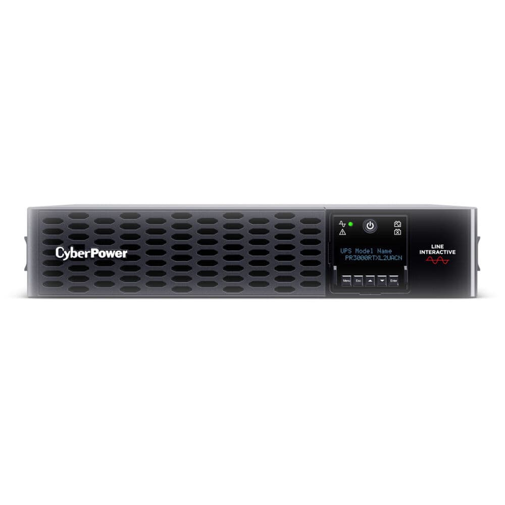 CyberPower PR3000RTXL2UACN 3,000 VA 2U rack-mount UPS for enterprise infrastructure