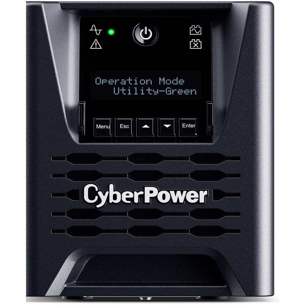 CyberPower PR750LCD3C 750VA 750W tower UPS with LCD display and 6 outlets