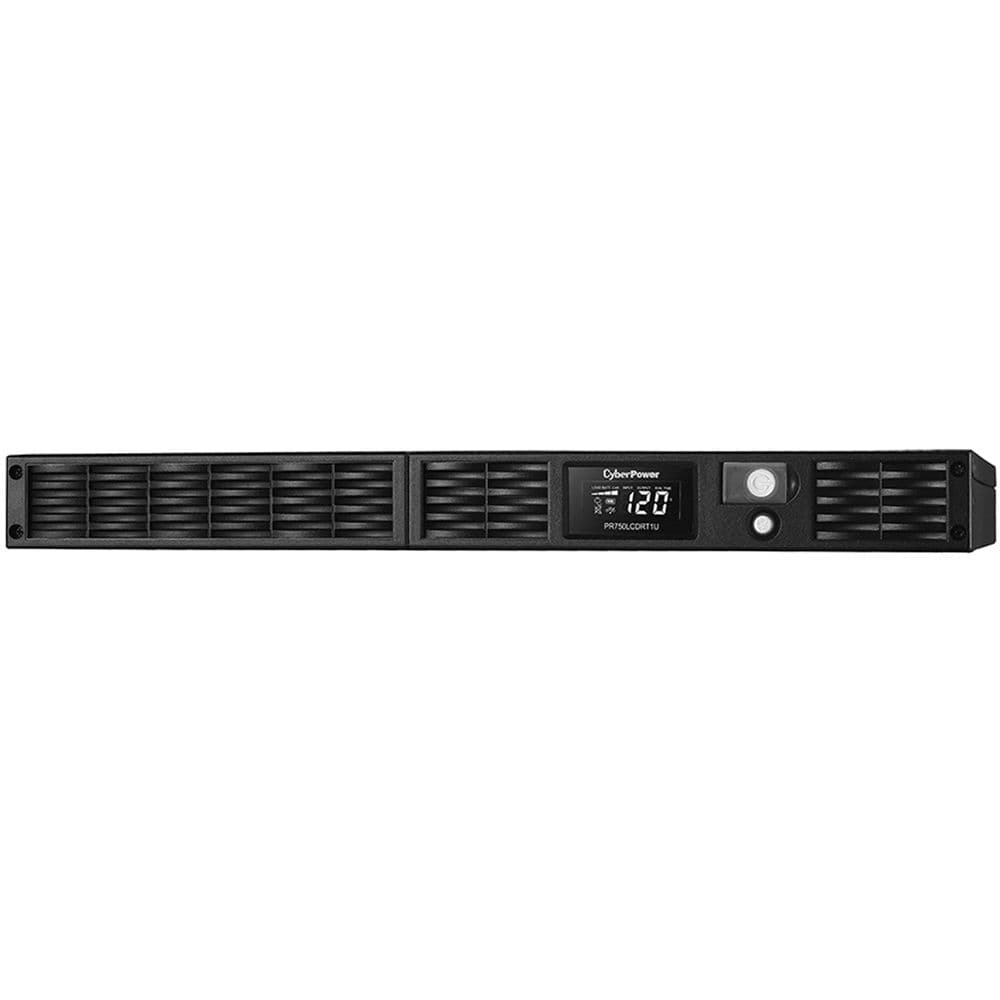 CyberPower PR750LCDRT1U 750 VA sinewave rack mount UPS with LCD and 7 outlets