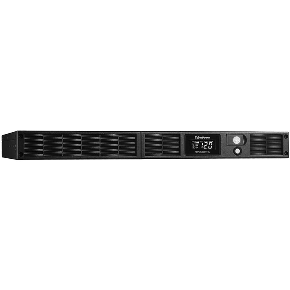 CyberPower PR750LCDRT1U 750 VA sinewave rack mount UPS with LCD and 7 outlets