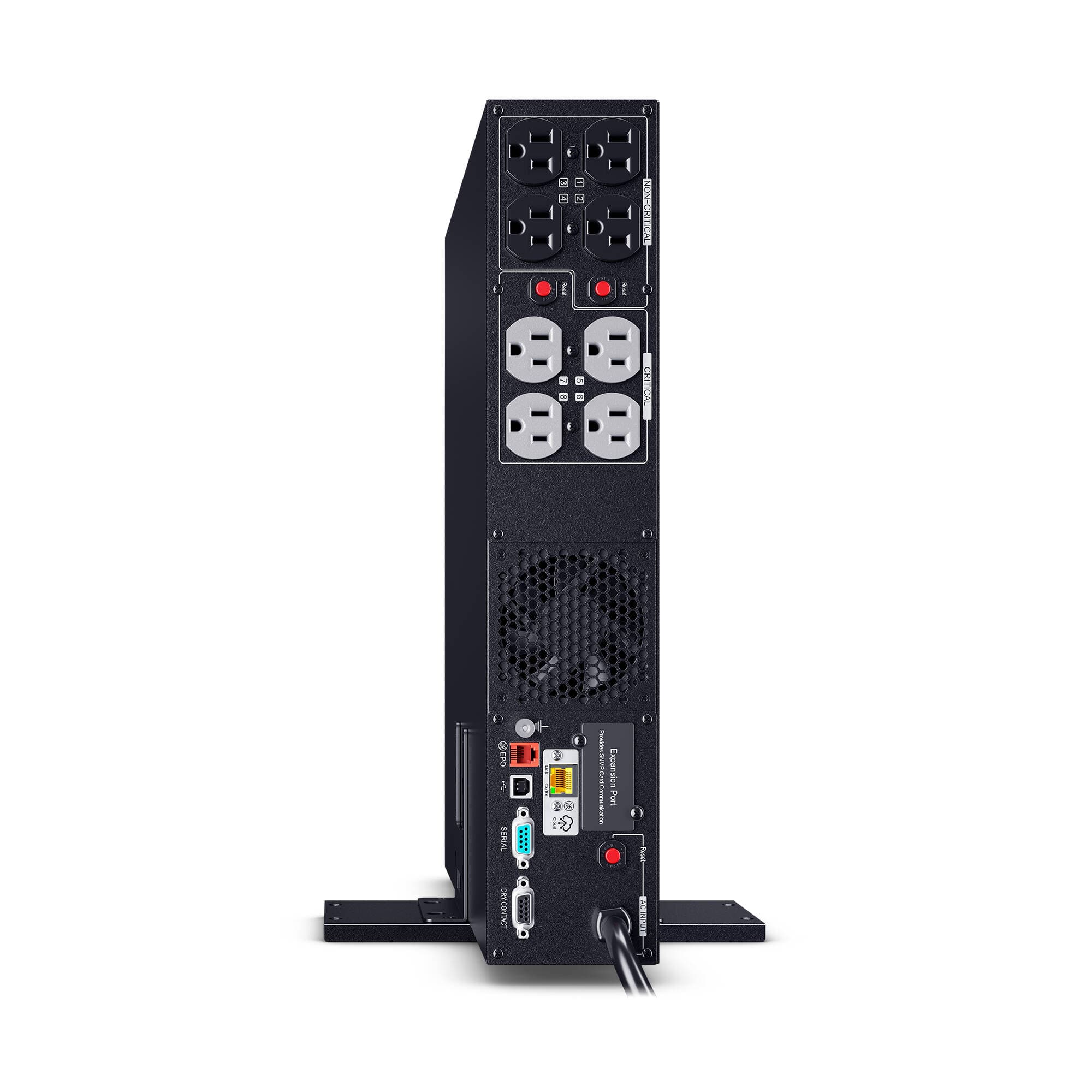 CyberPower PR750RT2UC 2U rack mount UPS with 8 NEMA 5-15R outlets and sine wave output