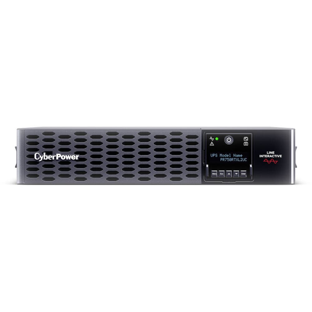 CyberPower PR750RTXL2UC 750VA 750W sine wave 2U rack-mount UPS with 8 NEMA 5-15R outlets