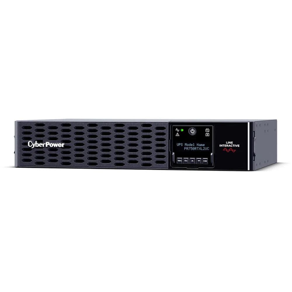 CyberPower PR750RTXL2UC 750VA 750W sine wave 2U rack-mount UPS with 8 NEMA 5-15R outlets