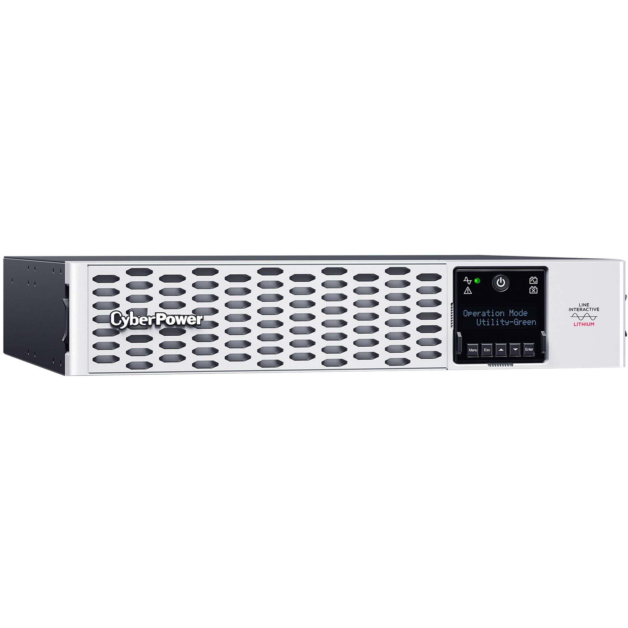 CyberPower PRL1500RT2UC 1500 VA Sine Wave UPS | Rack Mount, Lithium