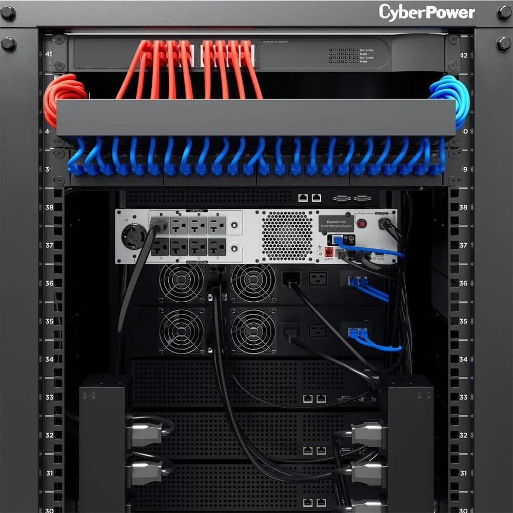 CyberPower Lithium PR 3000VA sine wave rack-mount UPS for enterprise power protection