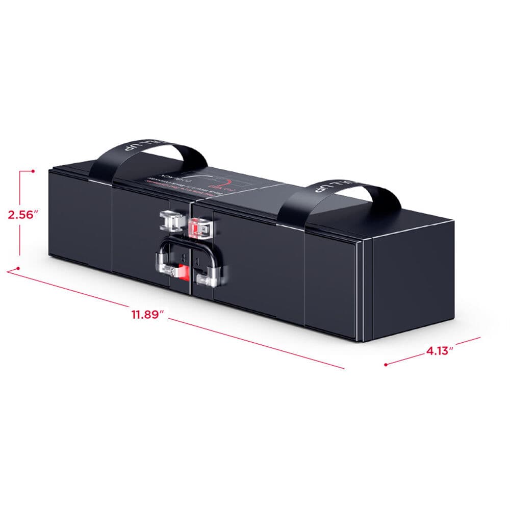 CyberPower RB1290X2E replacement battery pack, 2 x 12 V 9 Ah